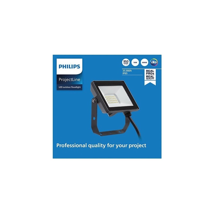 Philips - Вуличний LED прожектор PROJECTLINE LED/10W/230V IP65 4000K