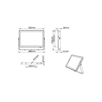 Philips - Вуличний LED прожектор PROJECTLINE LED/150W/230V IP65 4000K