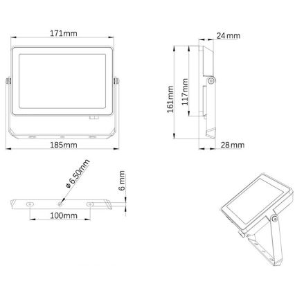 Philips - Вуличний LED прожектор PROJECTLINE LED/30W/230V IP65 3000K