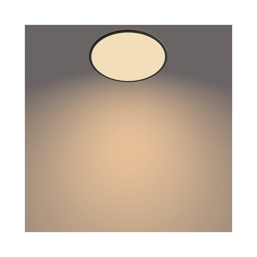 Philips - Вуличний LED світильник з регулюванням яскравості SUPERSLIM SCENE SWITCH LED/15W/230V IP54 чорний