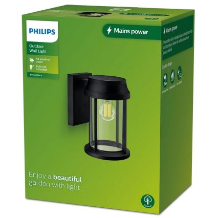 Philips - Вуличний настінний світильник BELLINI 1xE27/25W/230V IP44