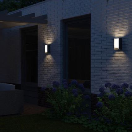 Philips - Вуличний настінний світильник BRIDGE 1xE27/15W/230V IP44