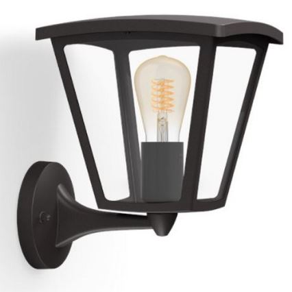 Philips - Вуличний настінний світильник з регулюванням яскравості Hue INARA 1xE27/7W/230V Wi-Fi IP44
