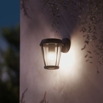 Philips - Вуличний настінний світильник SUNERA 1xE27/25W/230V IP44