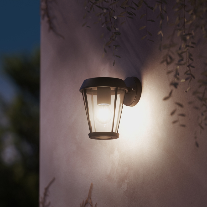 Philips - Вуличний настінний світильник SUNERA 1xE27/25W/230V IP44