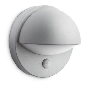 Philips - Вуличний настінний світильник з датчиком 1xE27/12W/230V IP44