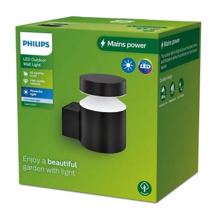 Philips - Вуличний світлодіодний настінний світильник LAVEN LED/6W/230V 4000K IP44