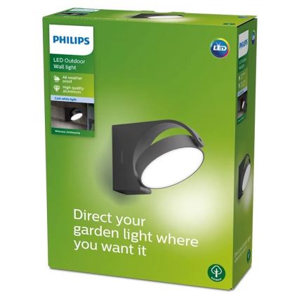 Philips - Вуличний світлодіодний настінний світильник LED/7W/230V 4000K IP44