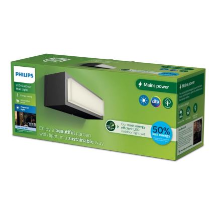 Philips - Вуличний світлодіодний настінний світильник STRATOSPHERE LED/3,8W/230V 4000K IP44