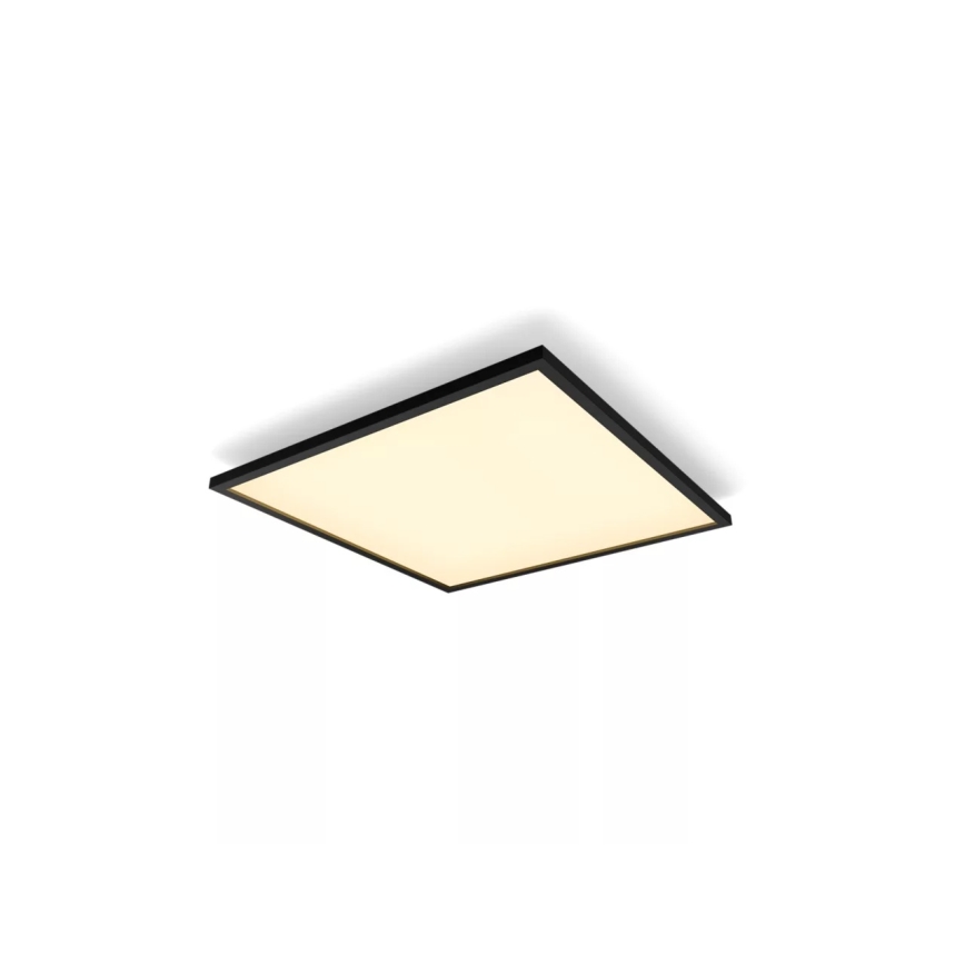 Philips - регульований стельовий світильник Hue AURELLE LED/39W/230V 2200-6500K 60x60 см чорний