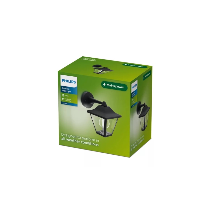 Philips - Зовнішній настінний світильник JULI 1xE27/25W/230V IP44