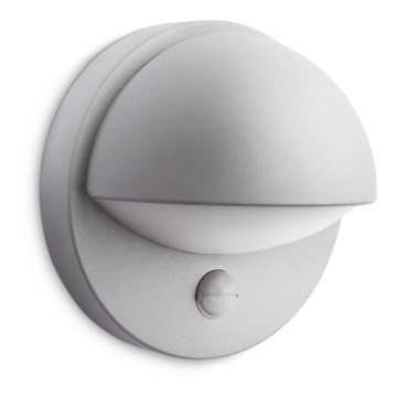 Philips - Зовнішній настінний світильник з датчиком E27/12W IP44