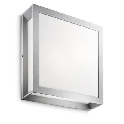Philips - Зовнішній стельовий світильник 2xE27/14W/230V IP44 сірий