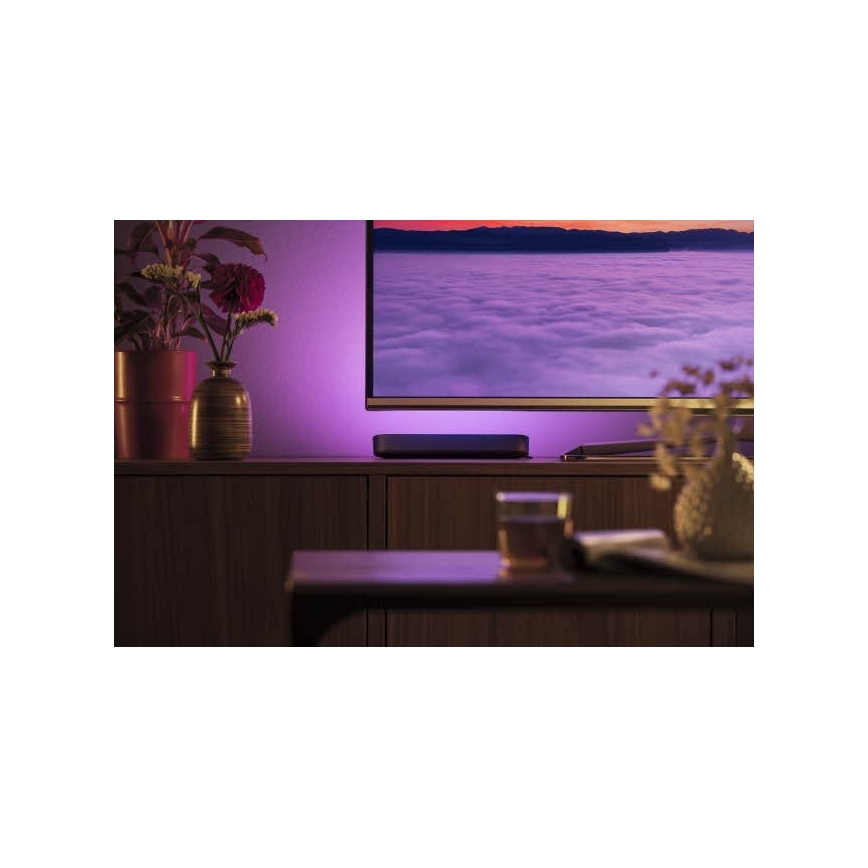 Philips - КОМПЛЕКТ 2x светодиодные настольные диммируемые RGB-лампы Hue PLAY AMBIANCE LED/6W/230V