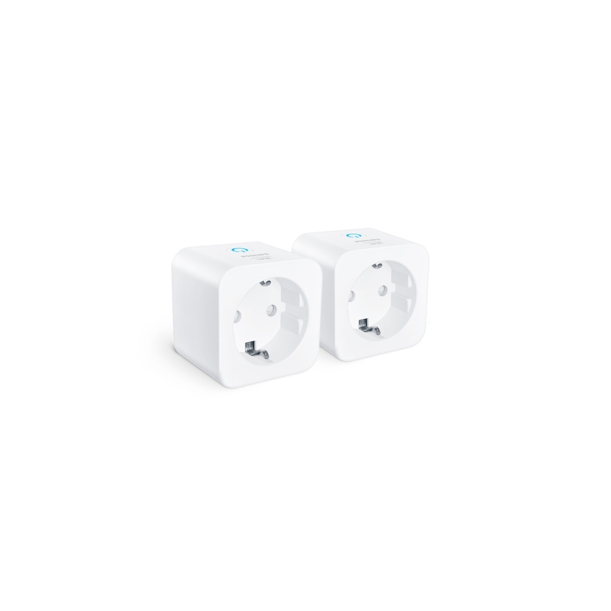Philips - комплект из 2 умных розеток Schuko, 2300 Вт, Wi-Fi