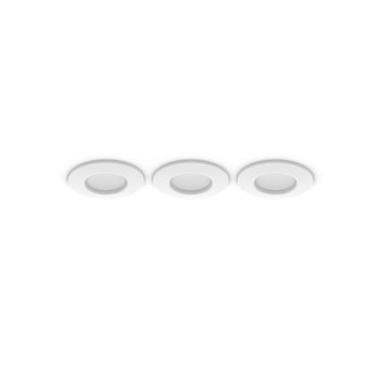 Philips - набор 3x диммируемых RGBW LED встраиваемых потолочных светильников для ванной Hue SLIM LED/8,3W/230V 1000-20000K белый P44