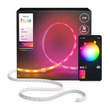 Philips - Комплект розширення для RGBW LED-стрічки Hue FLUX 2 м з можливістю затемнення, LED/19,5 Вт/24 В, 2200-6500 К
