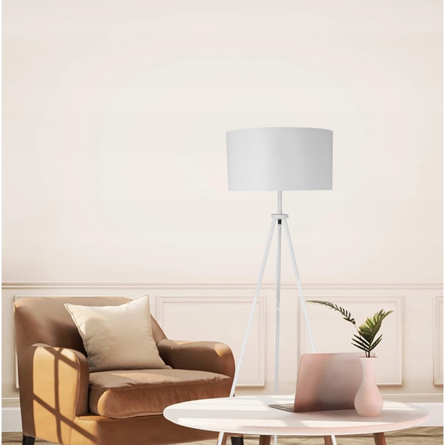 Підлогова лампа 1xE27/40W/230V біла