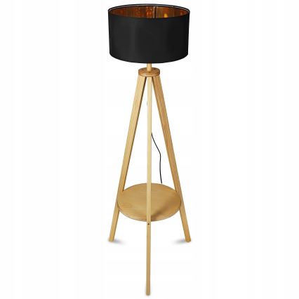 Підлогова лампа 1xE27/40W/230V чорна