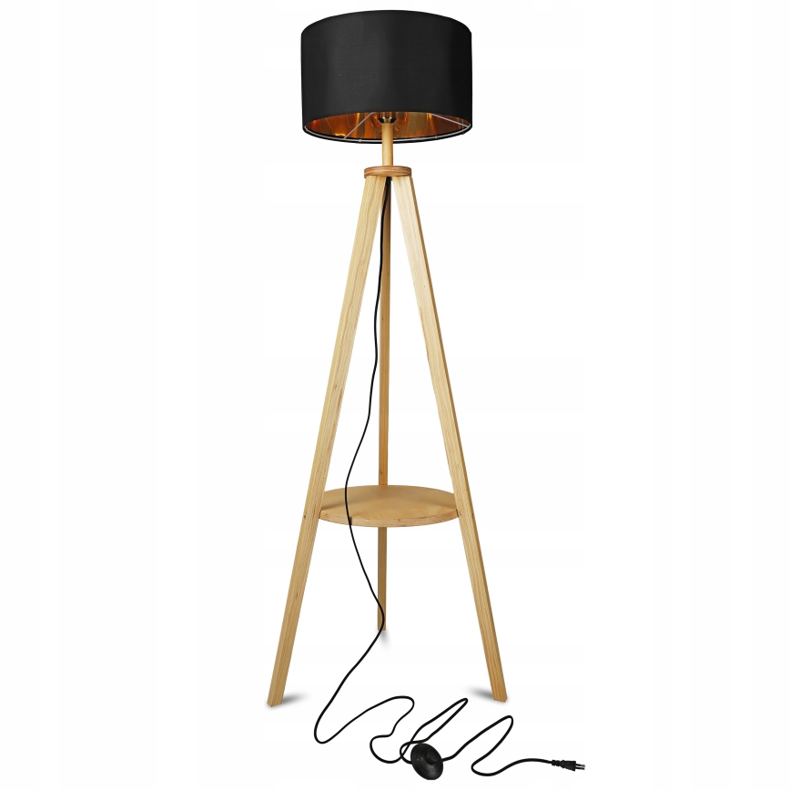 Підлогова лампа 1xE27/40W/230V чорна
