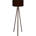 Підлогова лампа AYD 1xE27/40W/230V чорна/коричнева