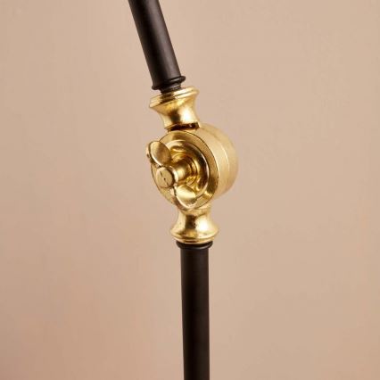 Підлогова лампа AYD 1xE27/40W/230V чорна/коричнева