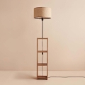 Підлогова лампа AYD 1xE27/40W/230V коричнева/бежева