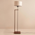 Підлогова лампа AYD 1xE27/40W/230V коричнева/бежева