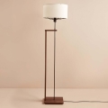 Підлогова лампа AYD 1xE27/40W/230V коричнева/біла