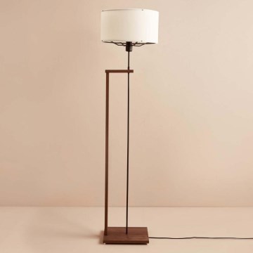 Підлогова лампа AYD 1xE27/40W/230V коричнева/біла