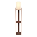 Підлогова лампа AYD 1xE27/40W/230V коричнева/кремова