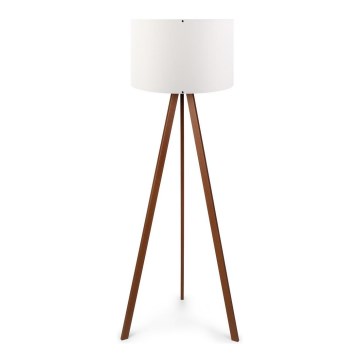 Підлогова лампа AYD 1xE27/60W/230V біла/коричнева