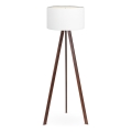 Підлогова лампа AYD 1xE27/60W/230V біла/коричнева