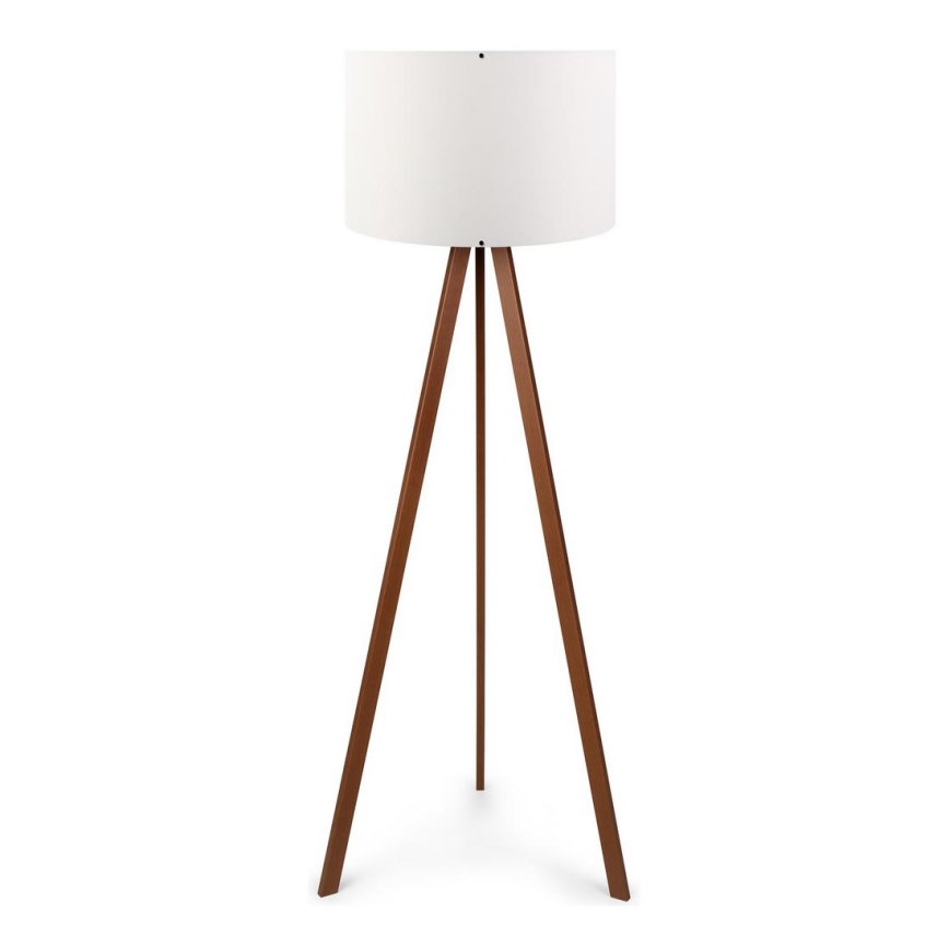 Підлогова лампа AYD 1xE27/60W/230V біла/коричнева