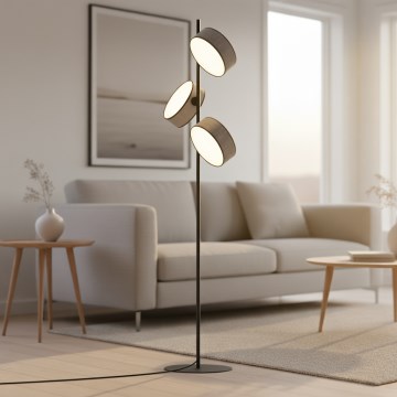 Підлогова лампа DRUMZ 3xE14/10W/230V сіра