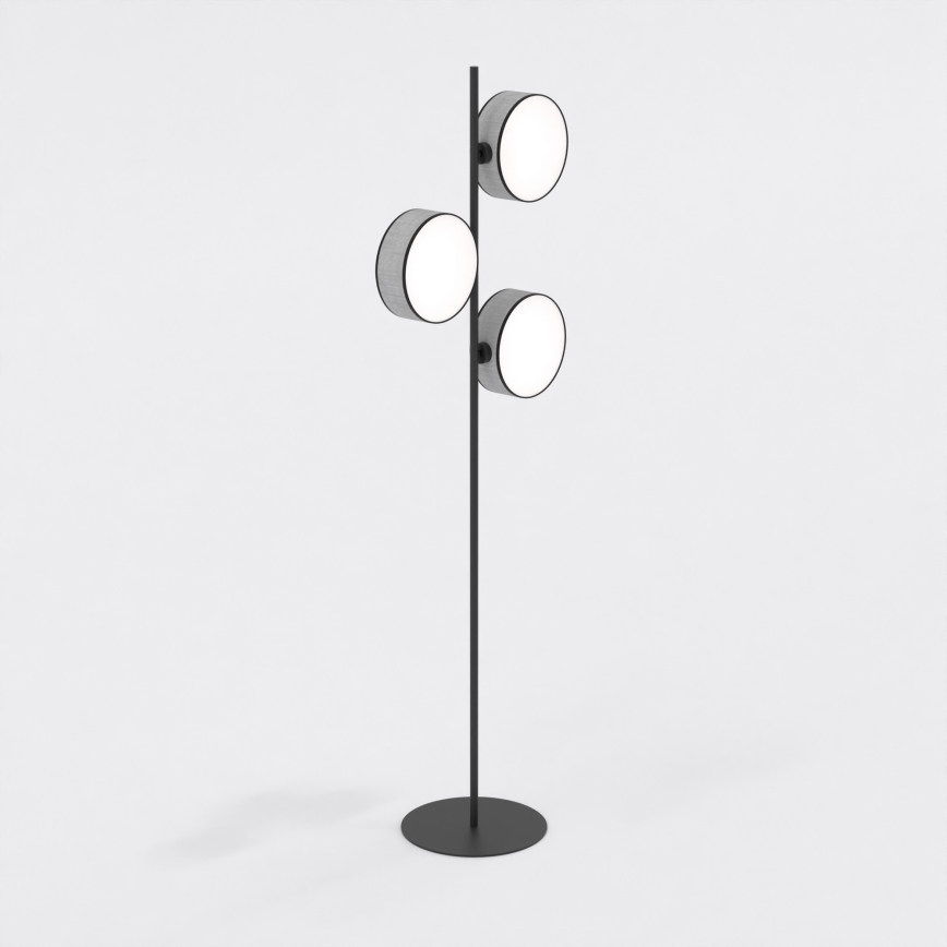 Підлогова лампа DRUMZ 3xE14/10W/230V сіра