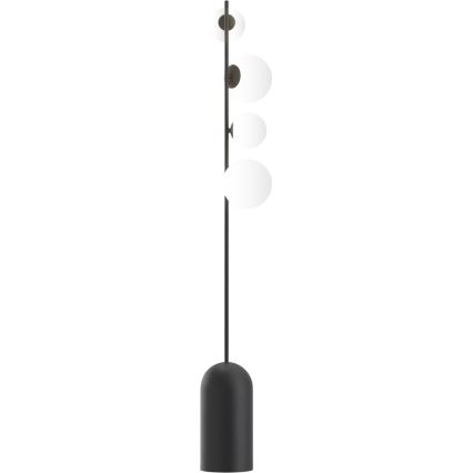 Підлогова лампа ETNO 4xG9/8W/230V чорна