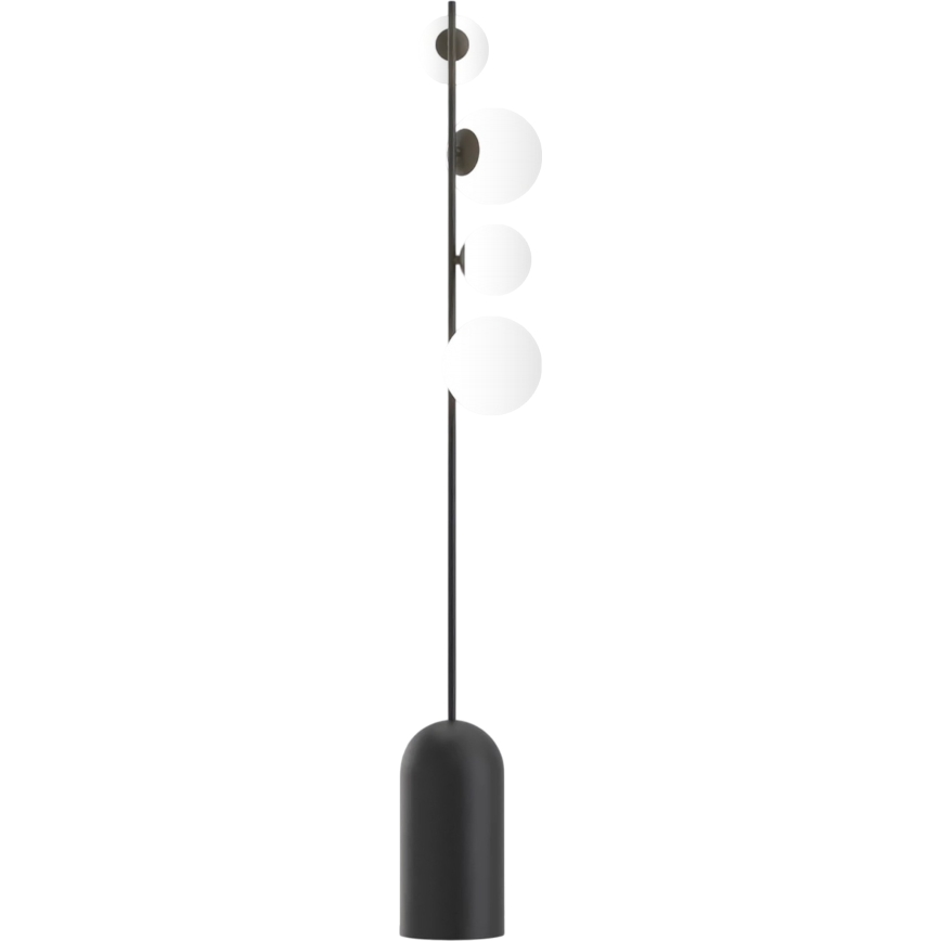 Підлогова лампа ETNO 4xG9/8W/230V чорна