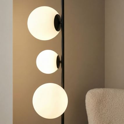 Підлогова лампа ETNO 4xG9/8W/230V чорна