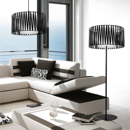 Підлогова лампа HARMONY BLACK 1xE27/60W/230V