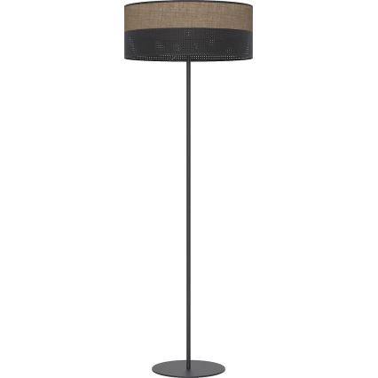 Підлогова лампа KARBON 1xE27/15W/230V чорна/коричнева