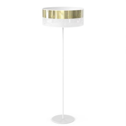 Підлогова лампа LUX 1xE27/15W/230V біла/золота