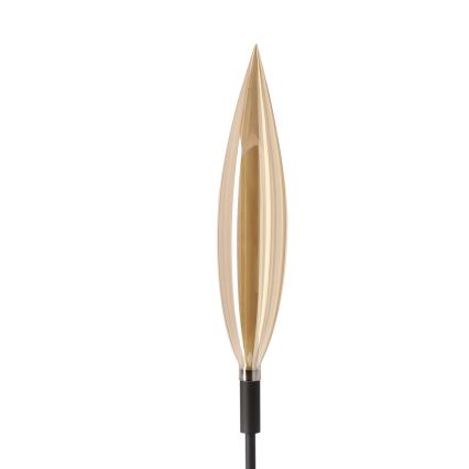 Підлогова лампа NORDIC 1xG9/5W/230V чорна/димчасто-бежева