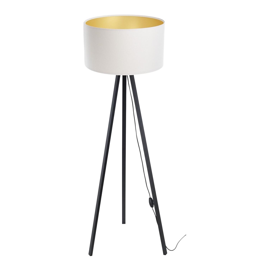 Підлогова лампа STANDART 1xE27/60W/230V біла/венге