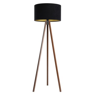 Підлогова лампа STANDART 1xE27/60W/230V чорна/венге