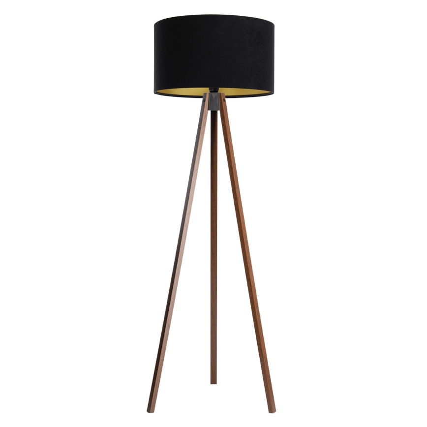 Підлогова лампа STANDART 1xE27/60W/230V чорна/венге