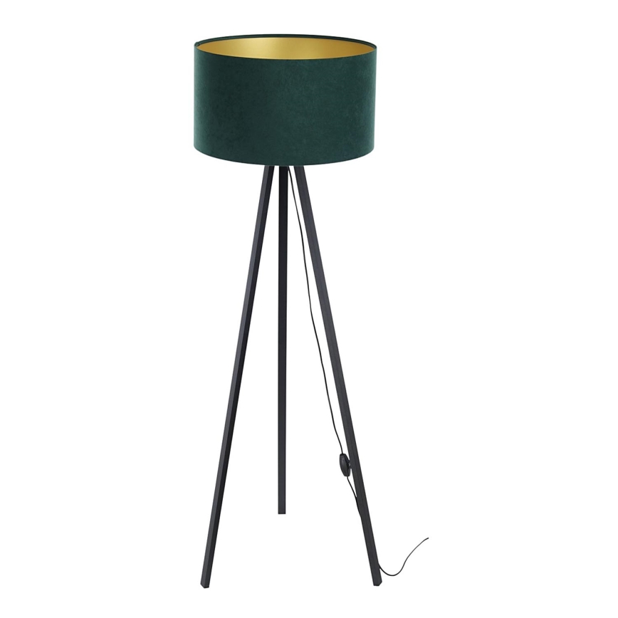 Підлогова лампа STANDART 1xE27/60W/230V зелена/венге