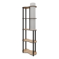 Підлогова лампа з полицями NOTO 1xE27/40W/230V бежева/чорна