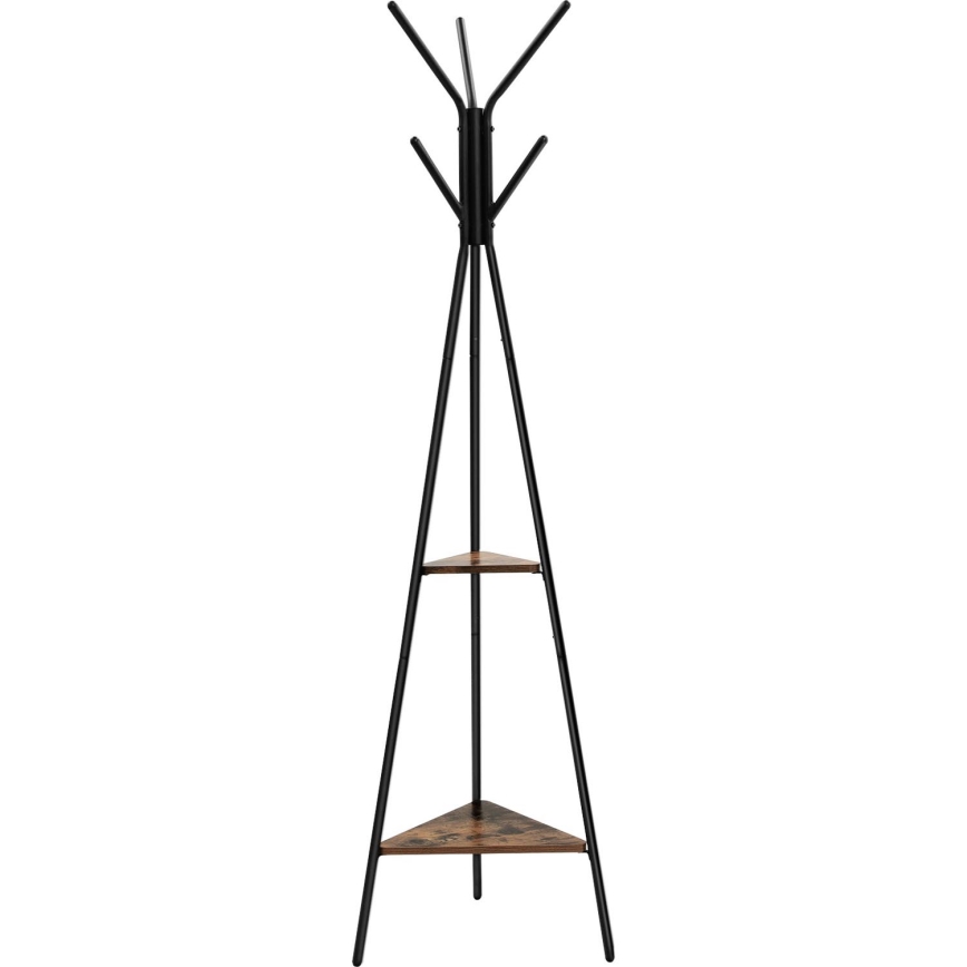Підлогова вішалка ЛІНЕА чорна/коричнева