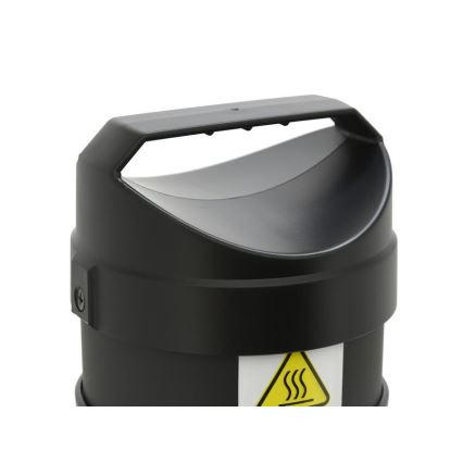 Підлоговий інфрачервоний обігрівач 1000W/230V IP44 чорний